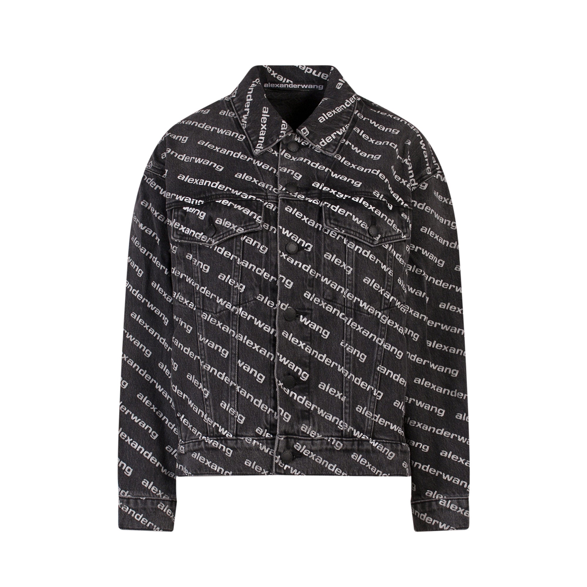 Denim x Alexander Wang Jackets Black 100 % Cotone