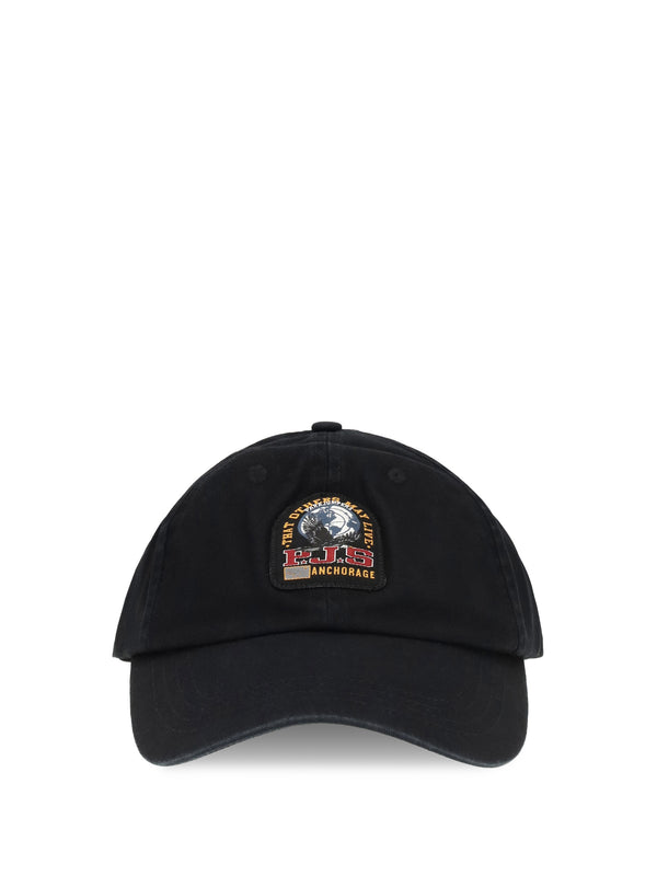 Baseball Cap Leod Black Cotton Hat