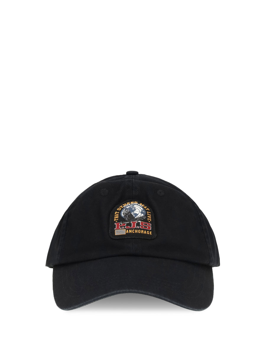 Baseball Cap Leod Black Cotton Hat