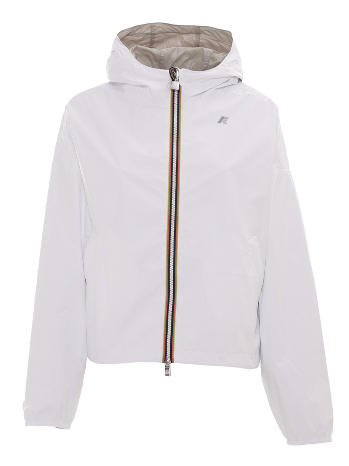 LAURETTE PLUS.2 DOUBLE JACKET White Nylon Giubbino Corto