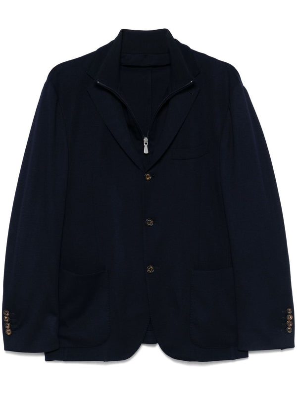 Eleventy Wool 100% blazer in navy