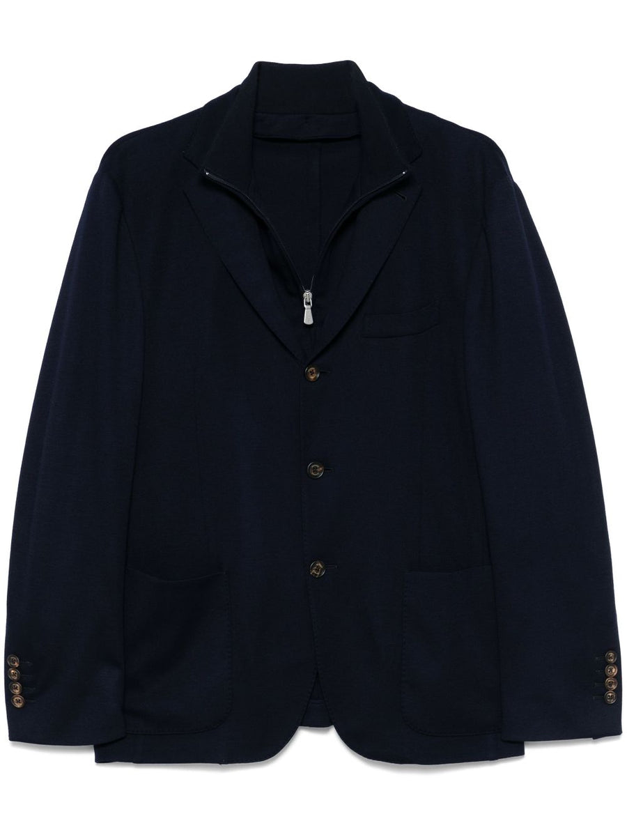 Eleventy Wool 100% blazer in navy