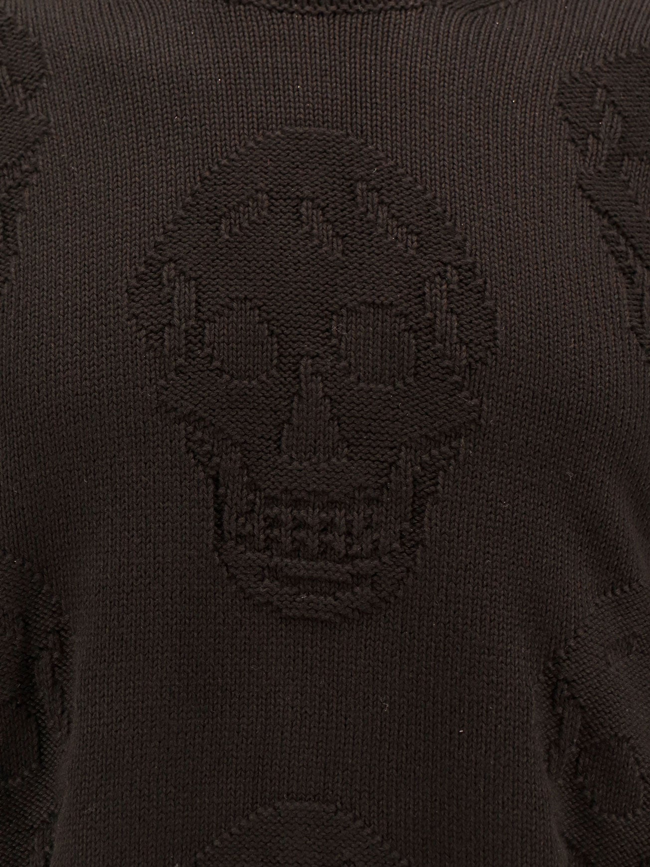 Alexander Mcqueen Sweaters Black Cotone