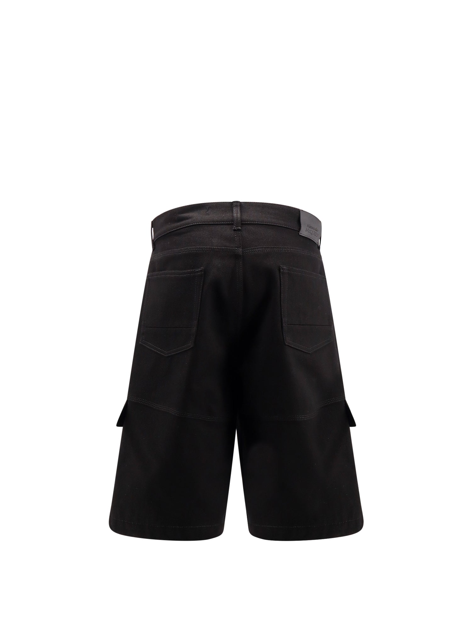 Alexander Mcqueen Rtw Black Cotone Organico/nylon