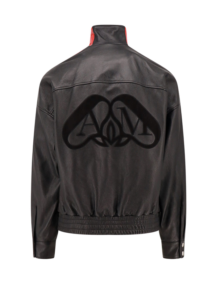 Alexander McQueen Jackets Black Pelle