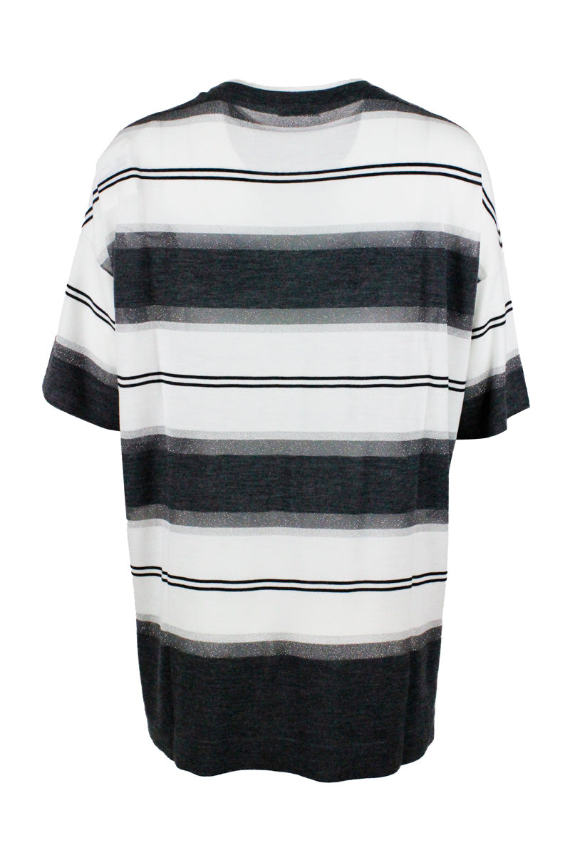 Brunello Cucinelli Sweaters White 90wv 10ws