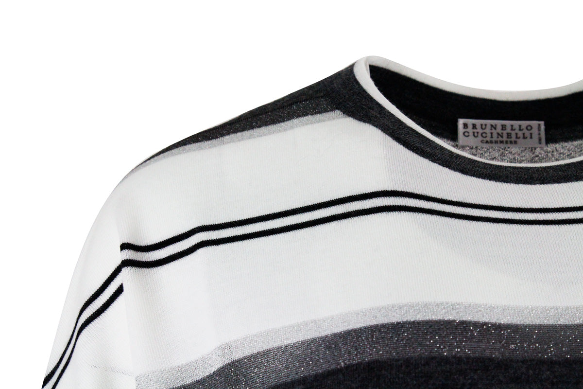 Brunello Cucinelli Sweaters White 90wv 10ws