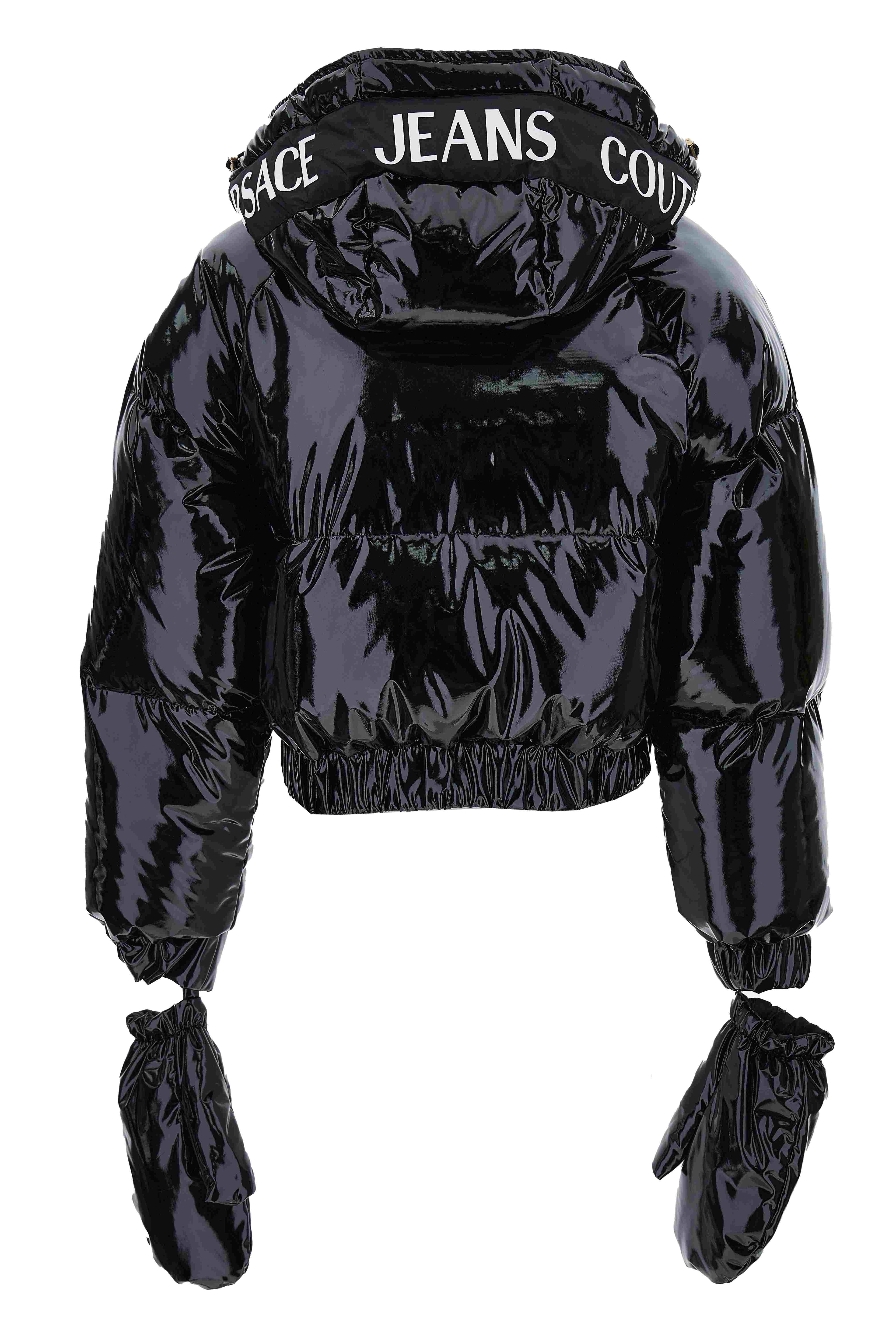 VERSACE JEANS COUTURE Coats Black Polyester
