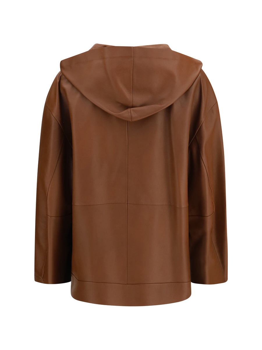 Leather Jacket Cinoso Tan Lambskin