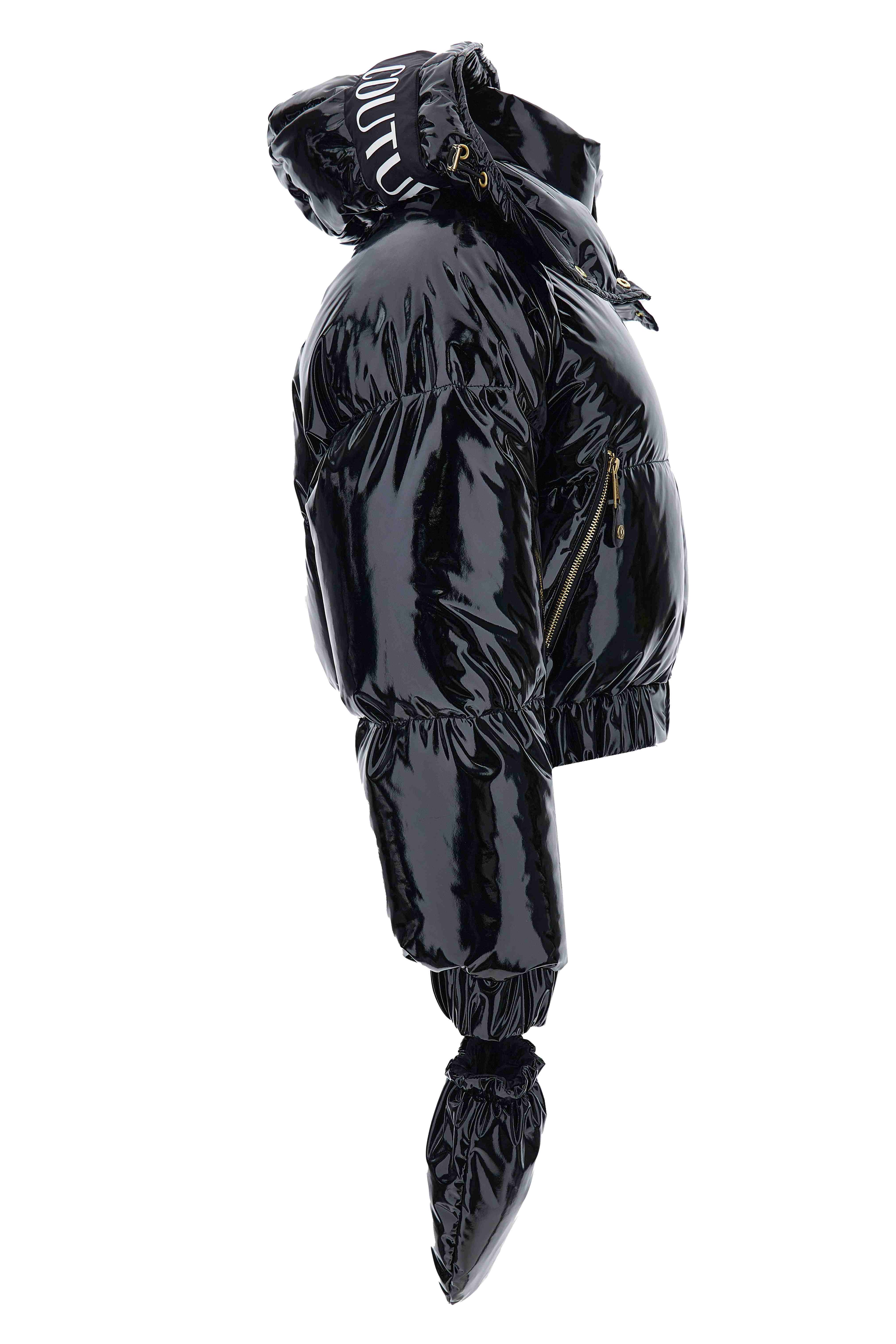 VERSACE JEANS COUTURE Coats Black Polyester