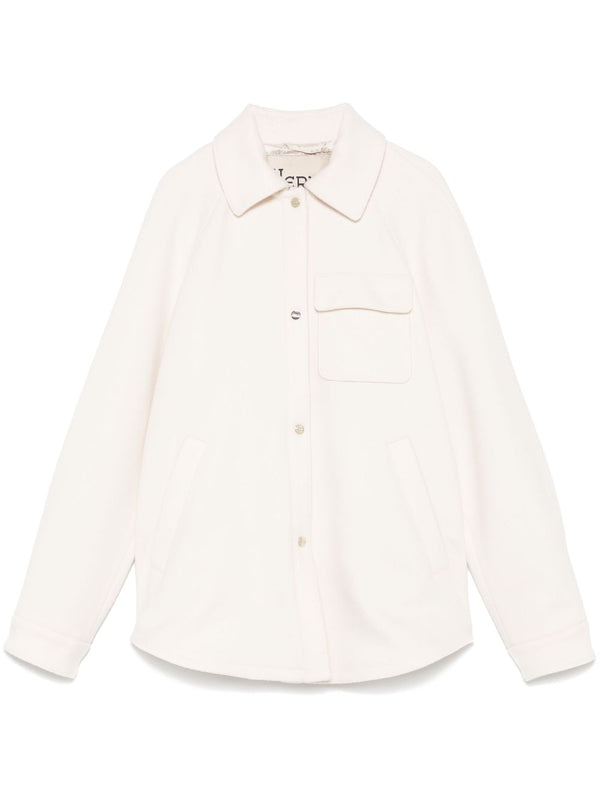 Herno Outer: Virgin Wool 100%; Lining: Viscose 100% jacket in blush