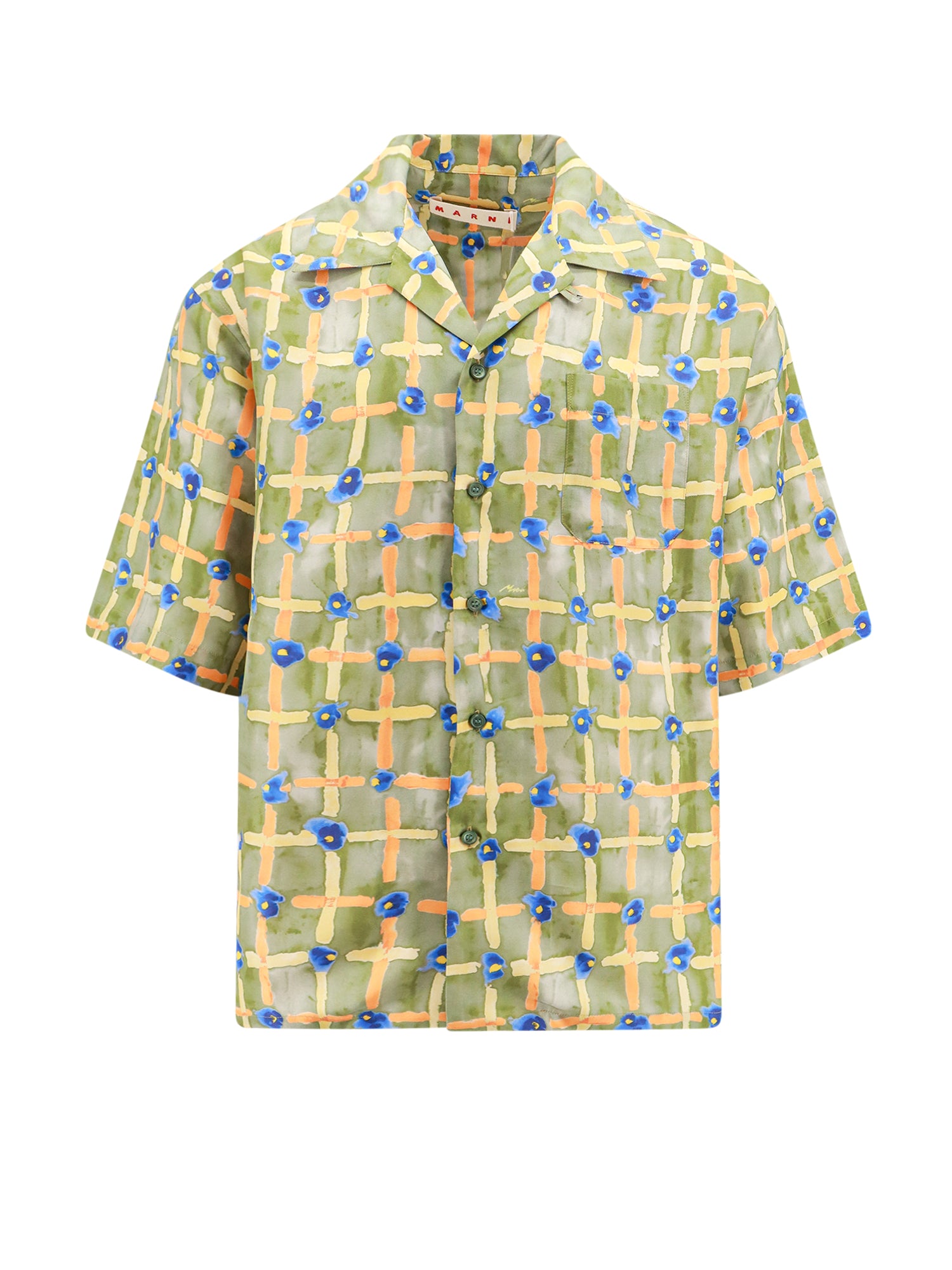 Marni Shirts Green Seta