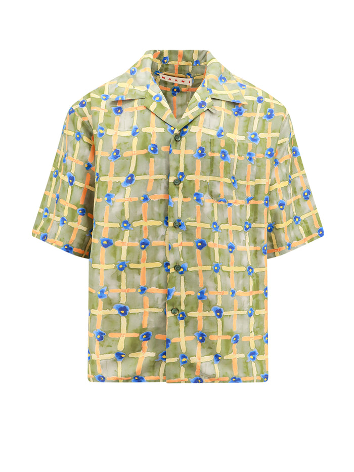 Marni Shirts Green Seta