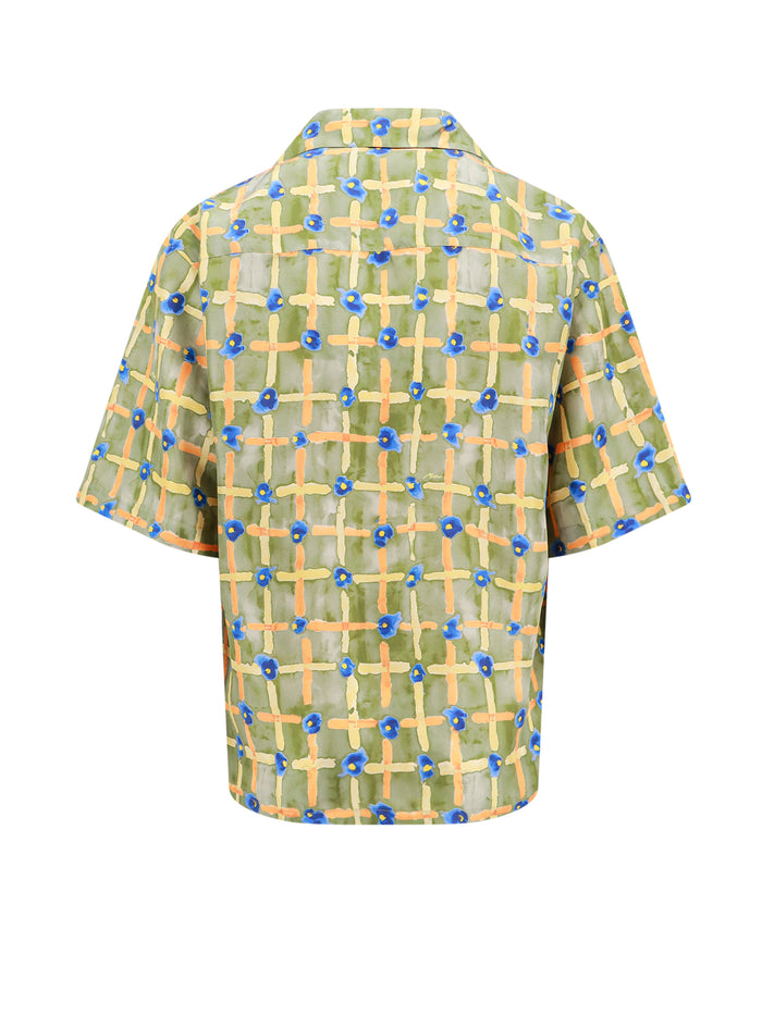 Marni Shirts Green Seta