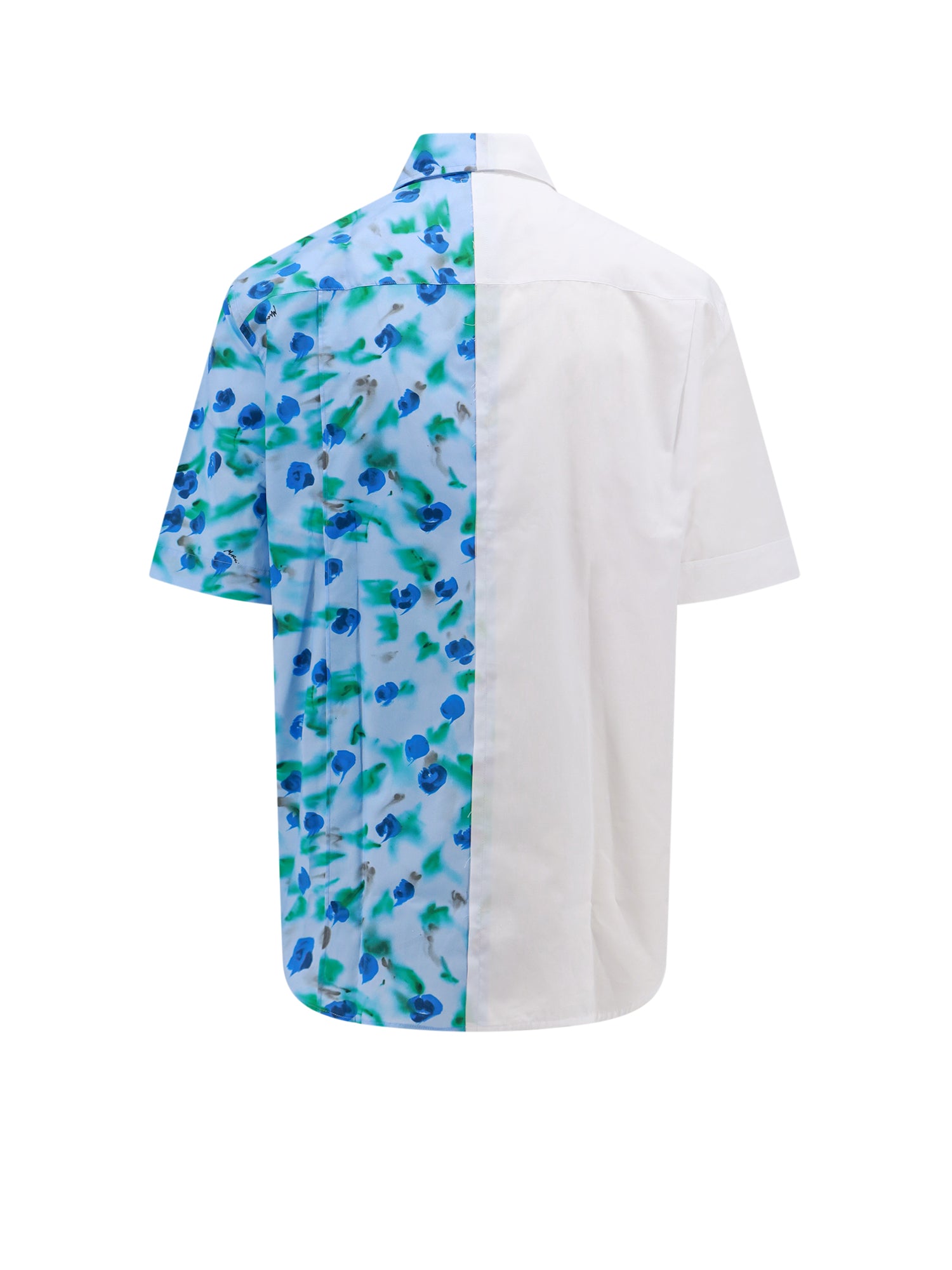 Marni Shirts Blue Cotone