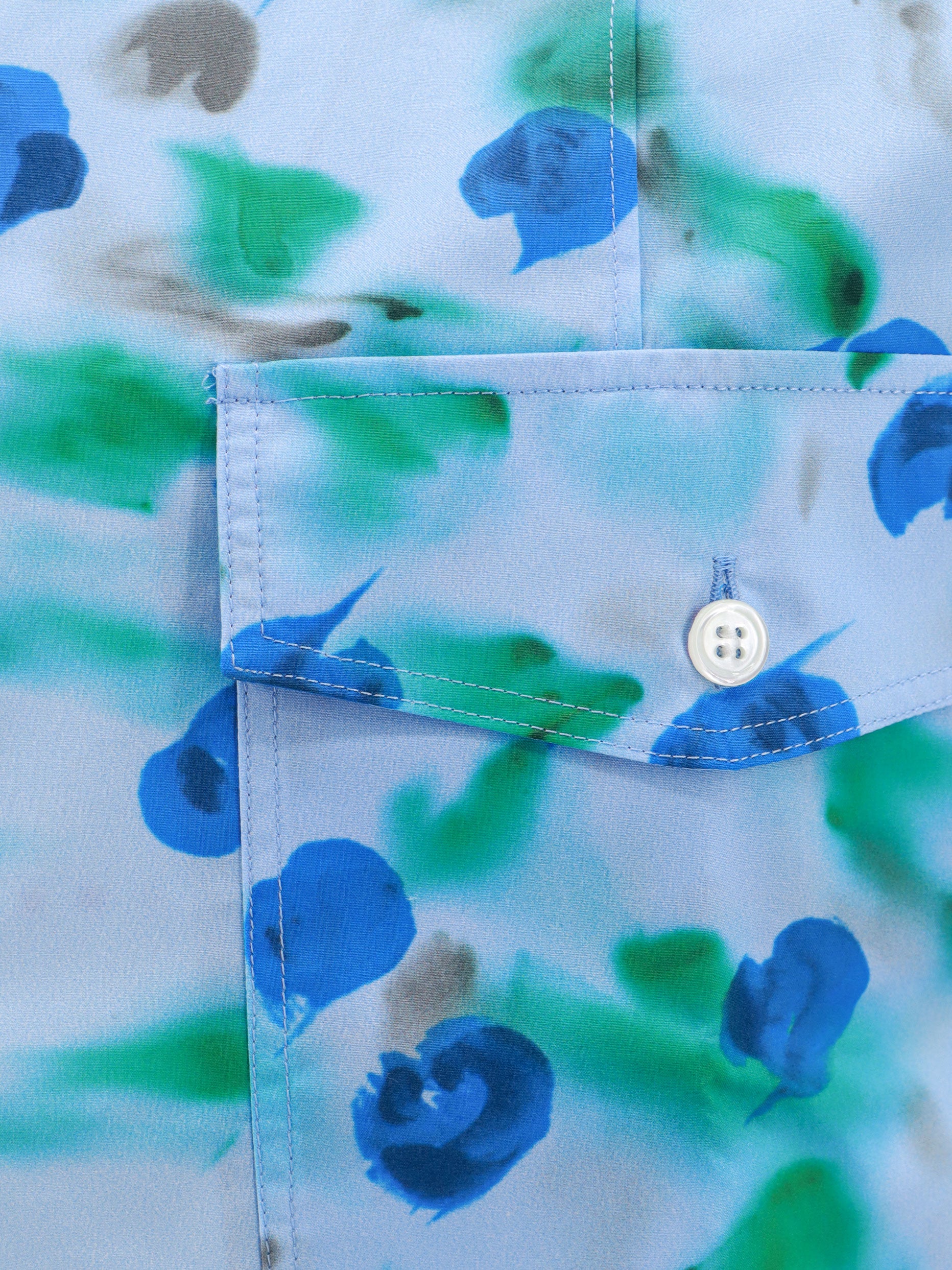 Marni Shirts Blue Cotone