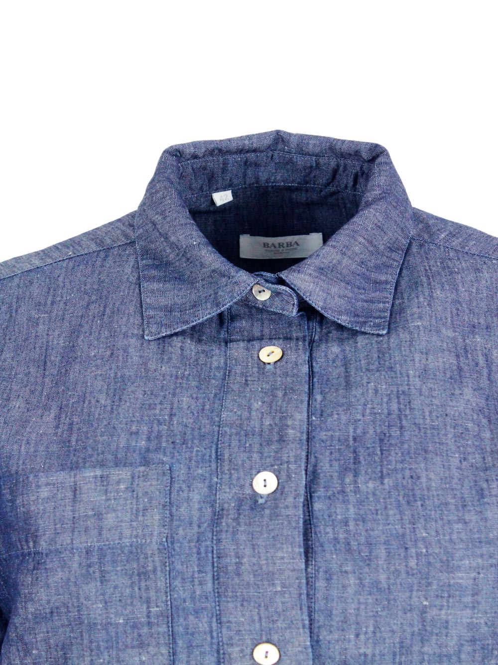 Barba Napoli Shirts Denim 63co 37li