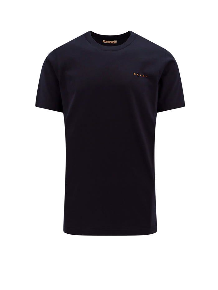 Marni T-Shirts And Polos Blue 100 % Cotone