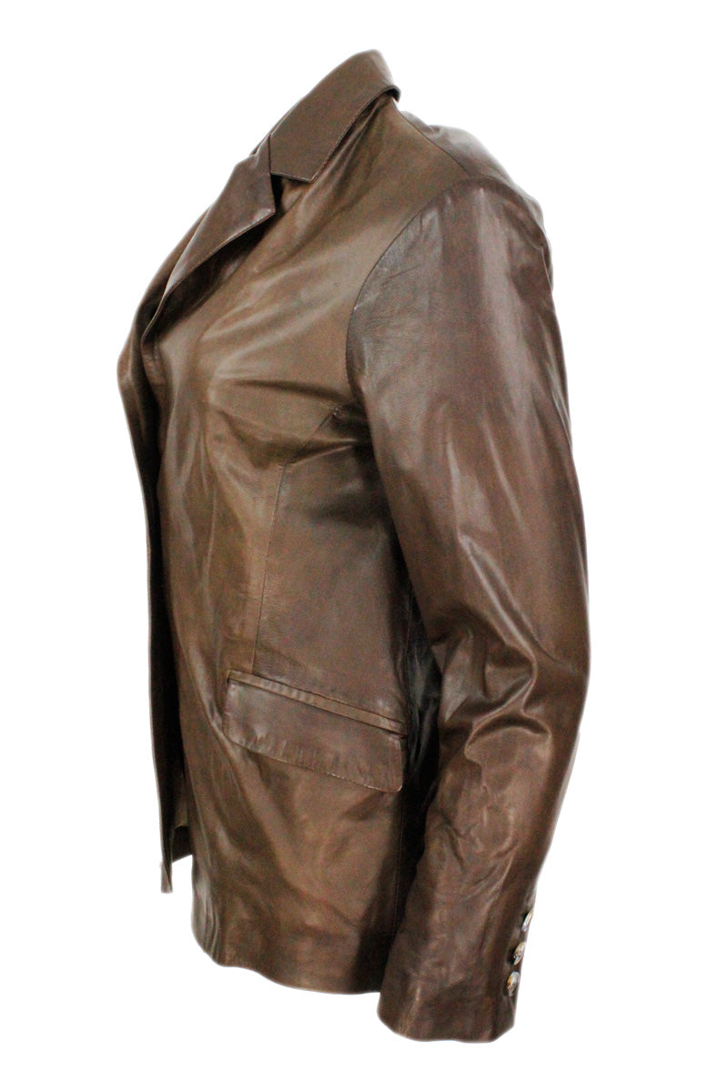 Barba Napoli Jackets Brown 100le