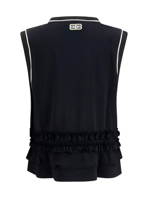 Tank Top Cycora Black Polyester