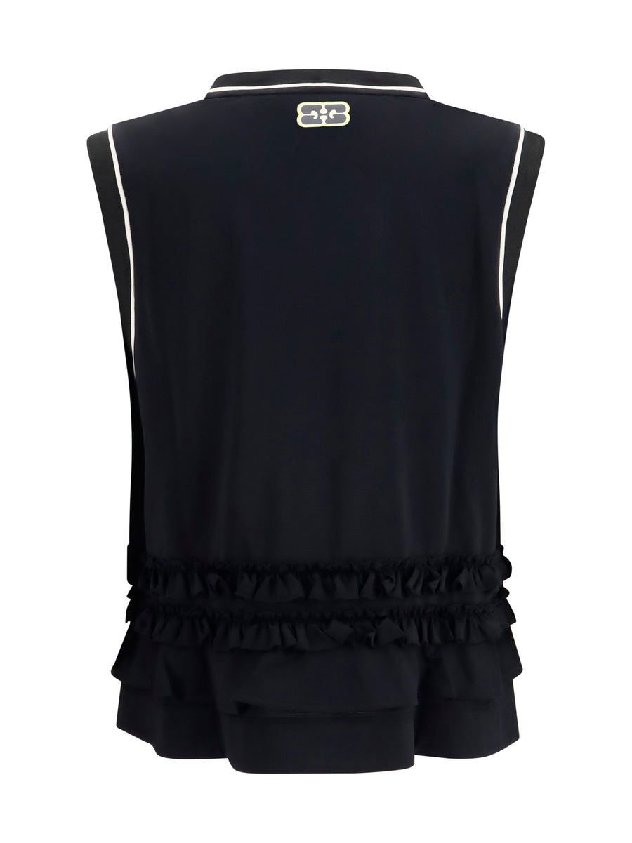 Tank Top Cycora Black Polyester