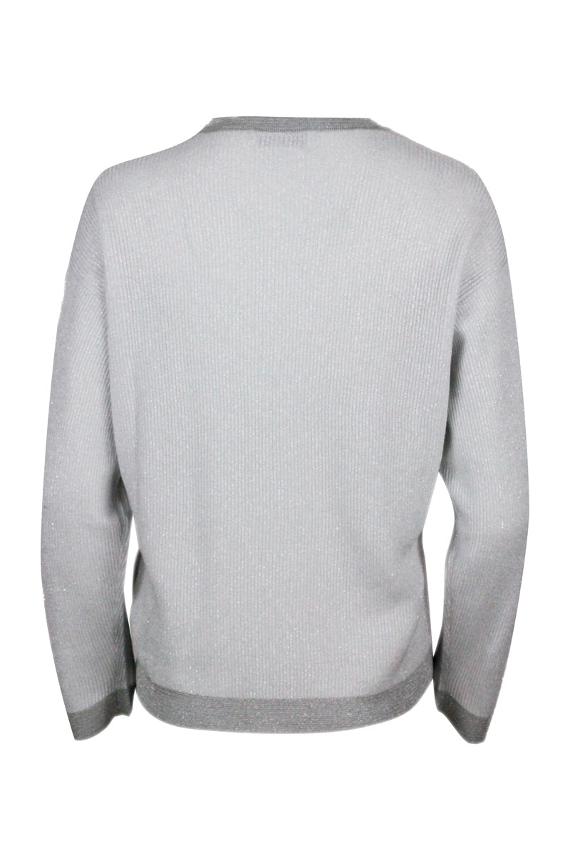 Fabiana Filippi Sweaters White 67co 25vi 8pl