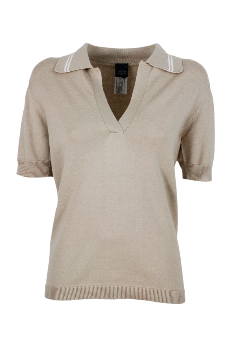 Lorena Antoniazzi T-Shirts And Polos Beige 90co 10ws