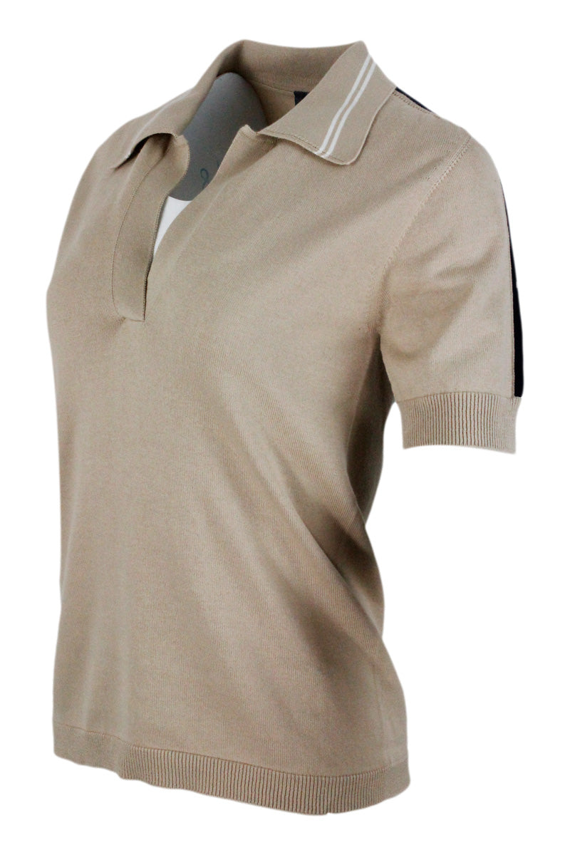 Lorena Antoniazzi T-Shirts And Polos Beige 90co 10ws