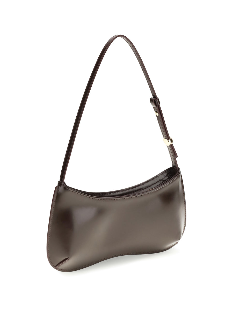 Shoulder Bag Le Bisou Dark Burgundy Calf Leather