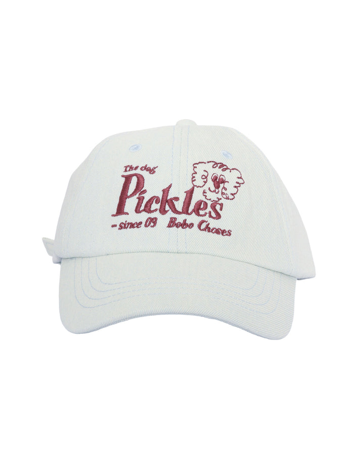 Pickles The Dog Denim Cap Light Blue Recycled Cotton Hat