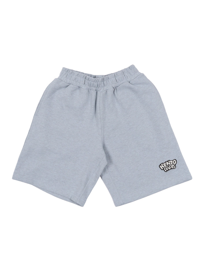 SHORTS Blue Cotton Polyester