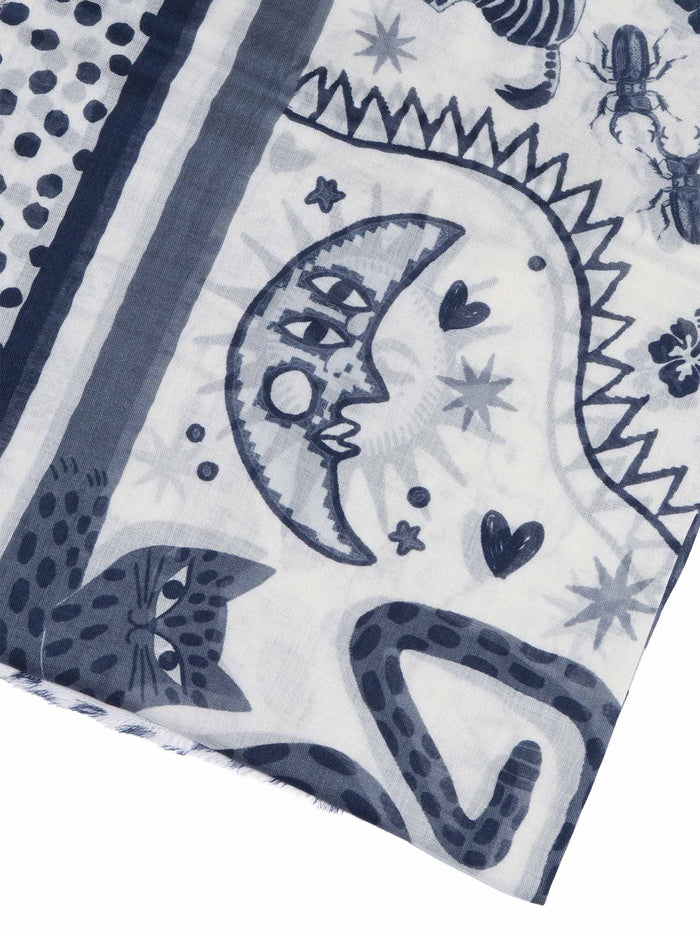 Never�alone 100x135 Scarf Modal Silk