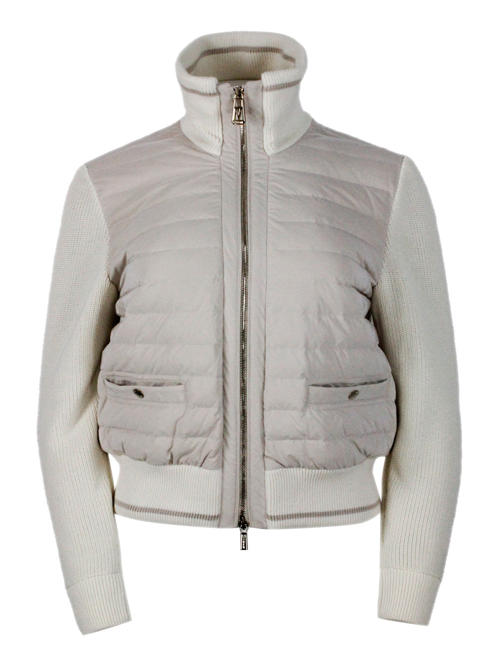 Moorer Jackets Stone Ivory 100ny