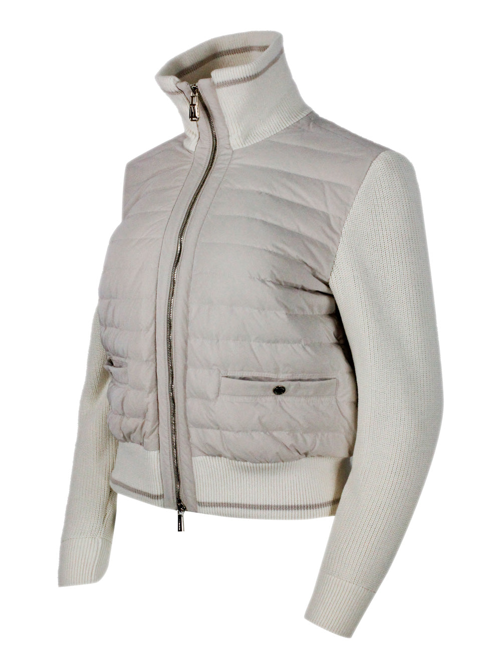 Moorer Jackets Stone Ivory 100ny