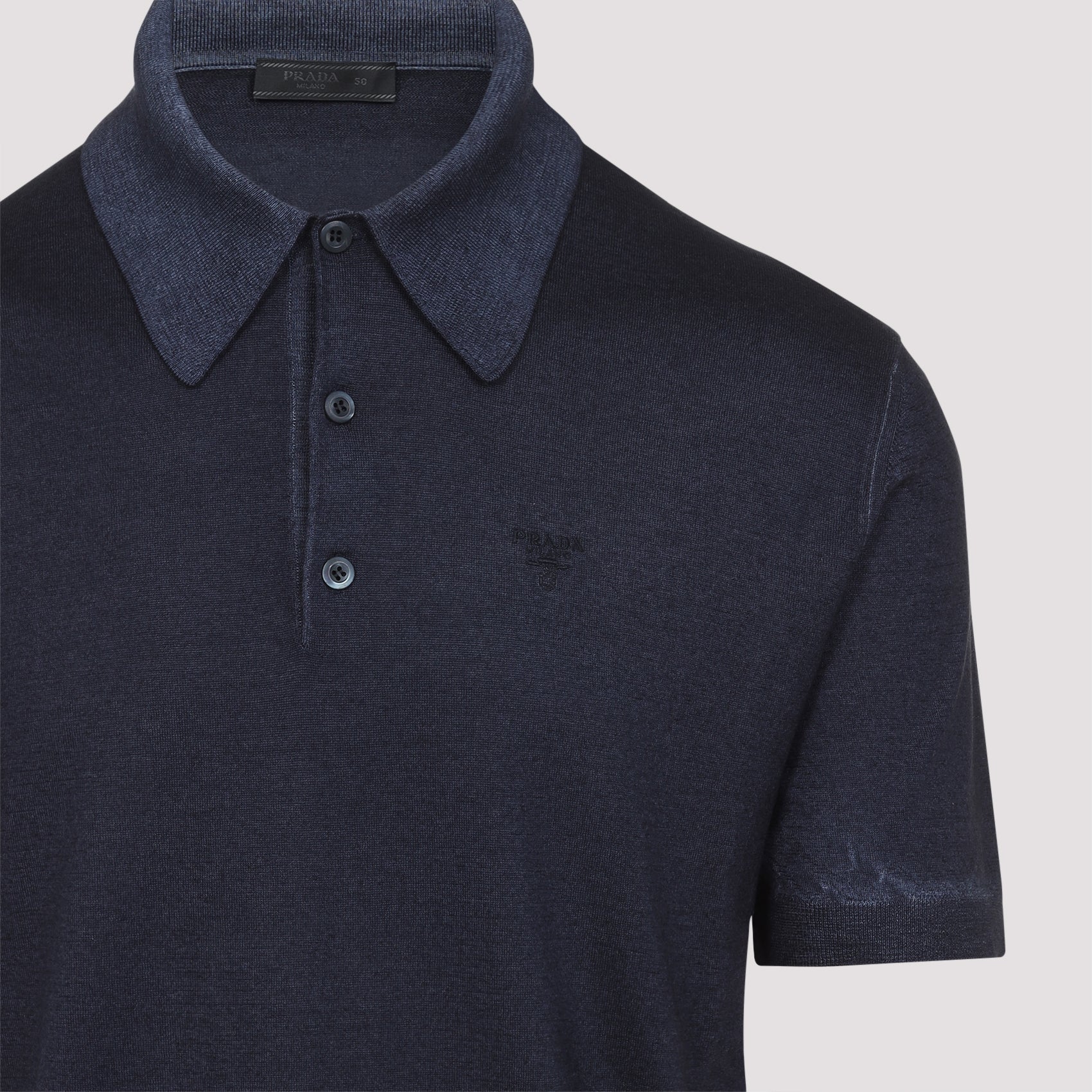 Cashmere Polo Blue
