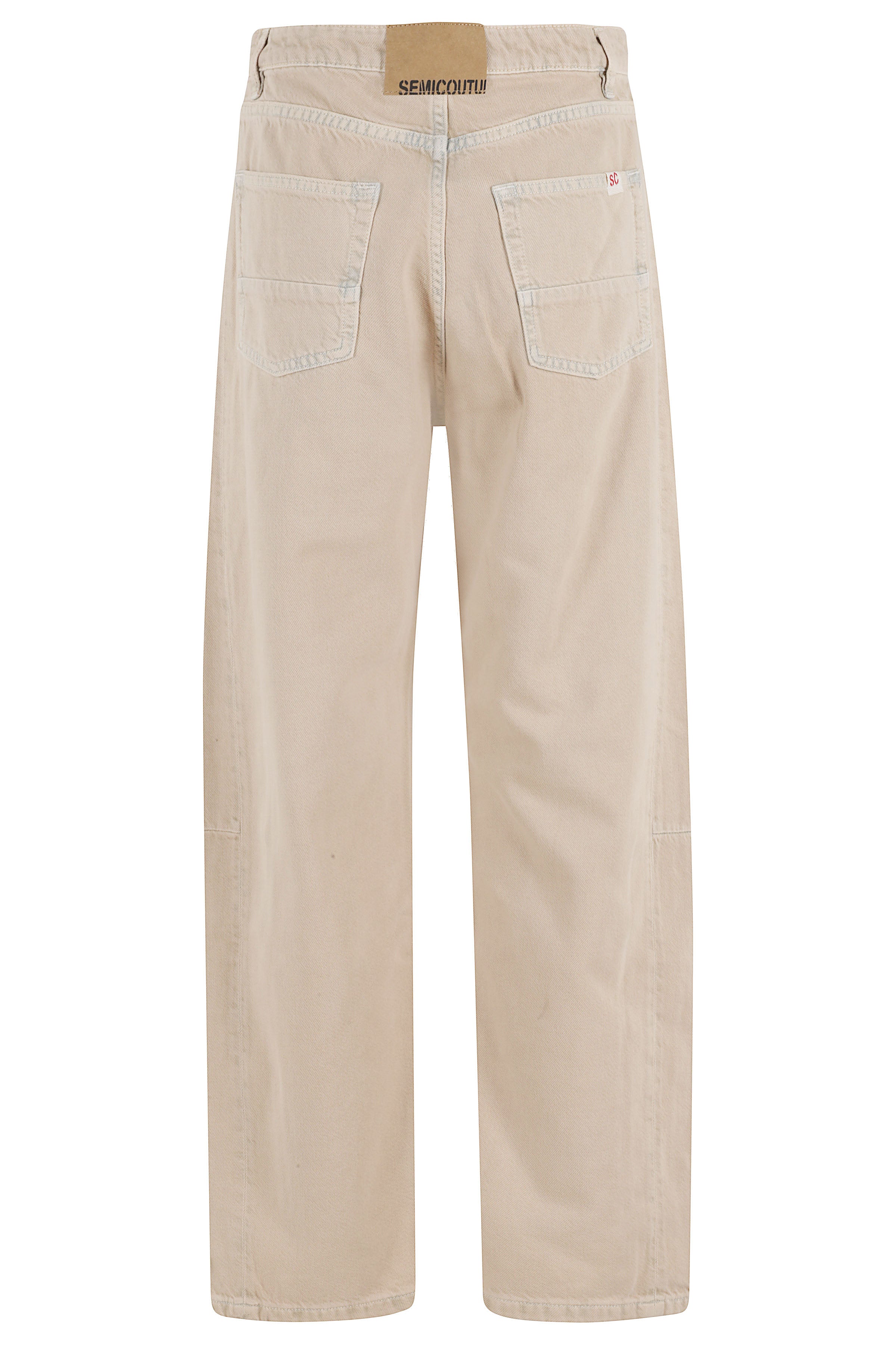 Pantalone Britney Brown Cotone Tencel Pantaloni
