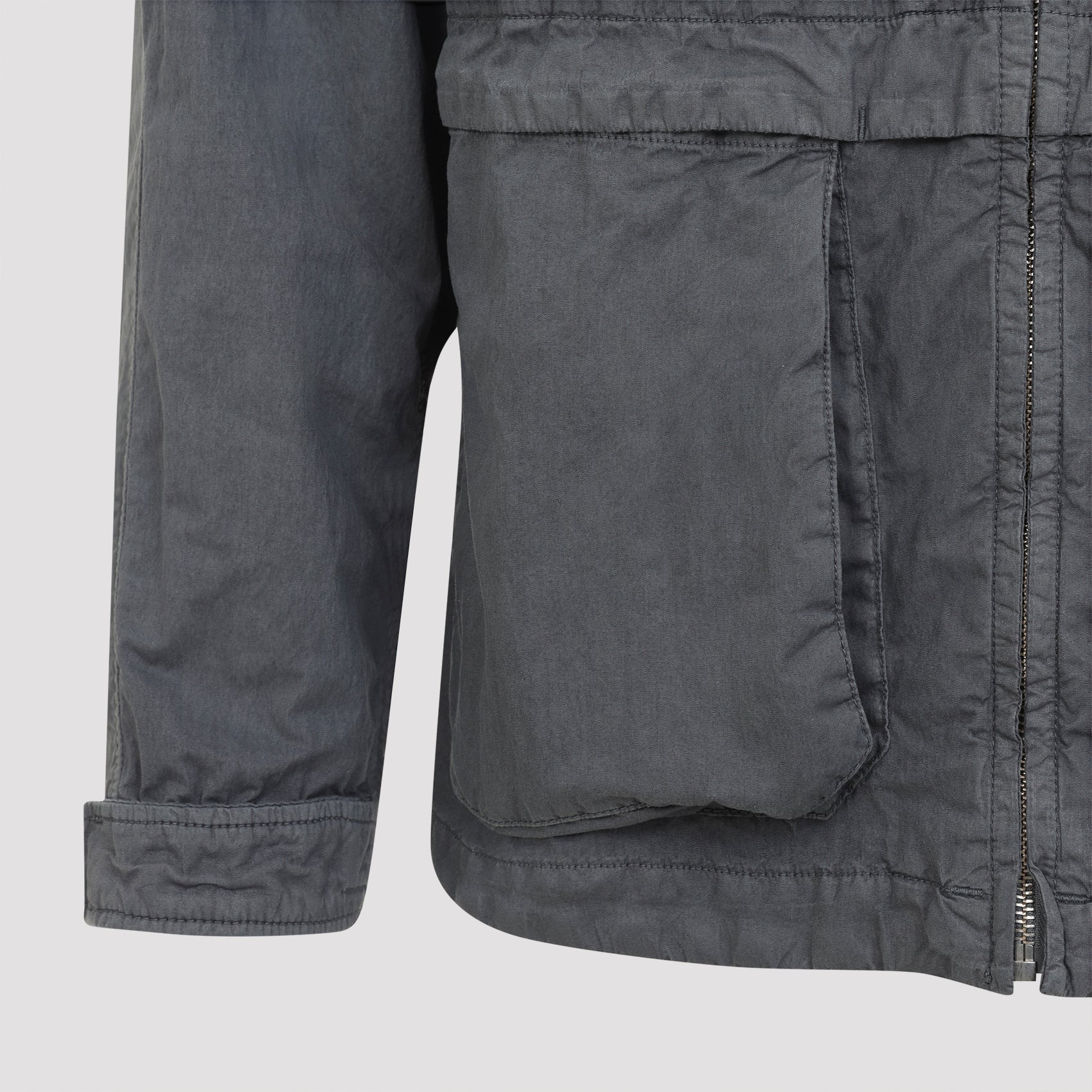 Wax Explorer Jacket Grey Cotton Polyamide