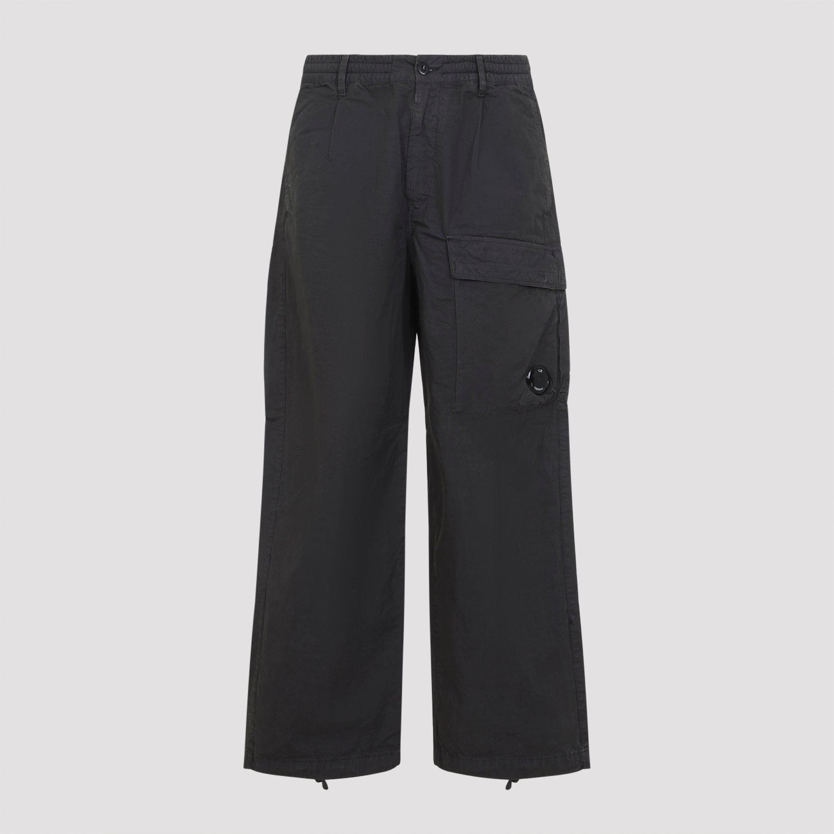 Micro-Reps Boxy Cargo Pants Grey Cotton