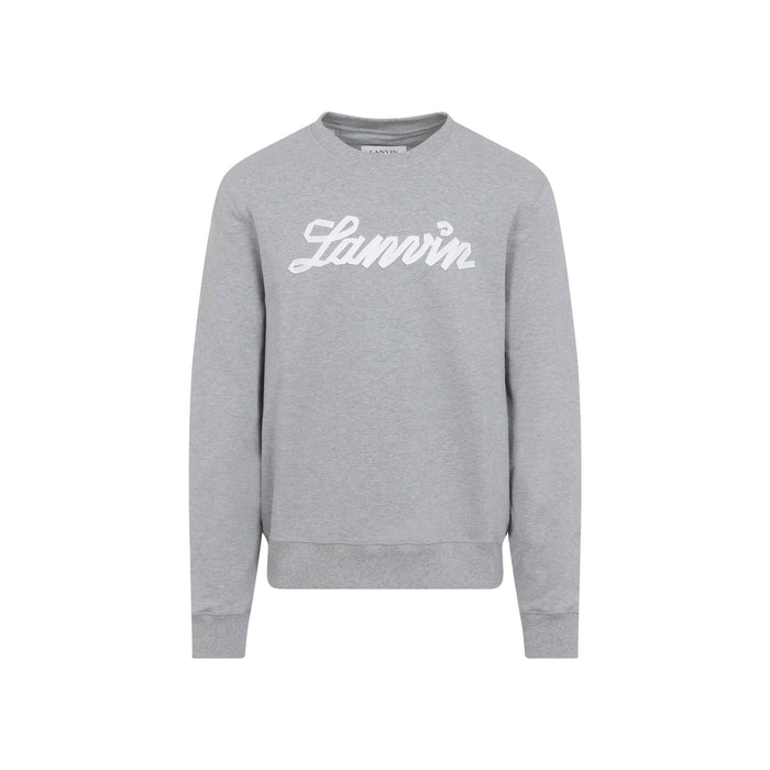 Lanvin Embroidered Logo Sweatshirt Cotton