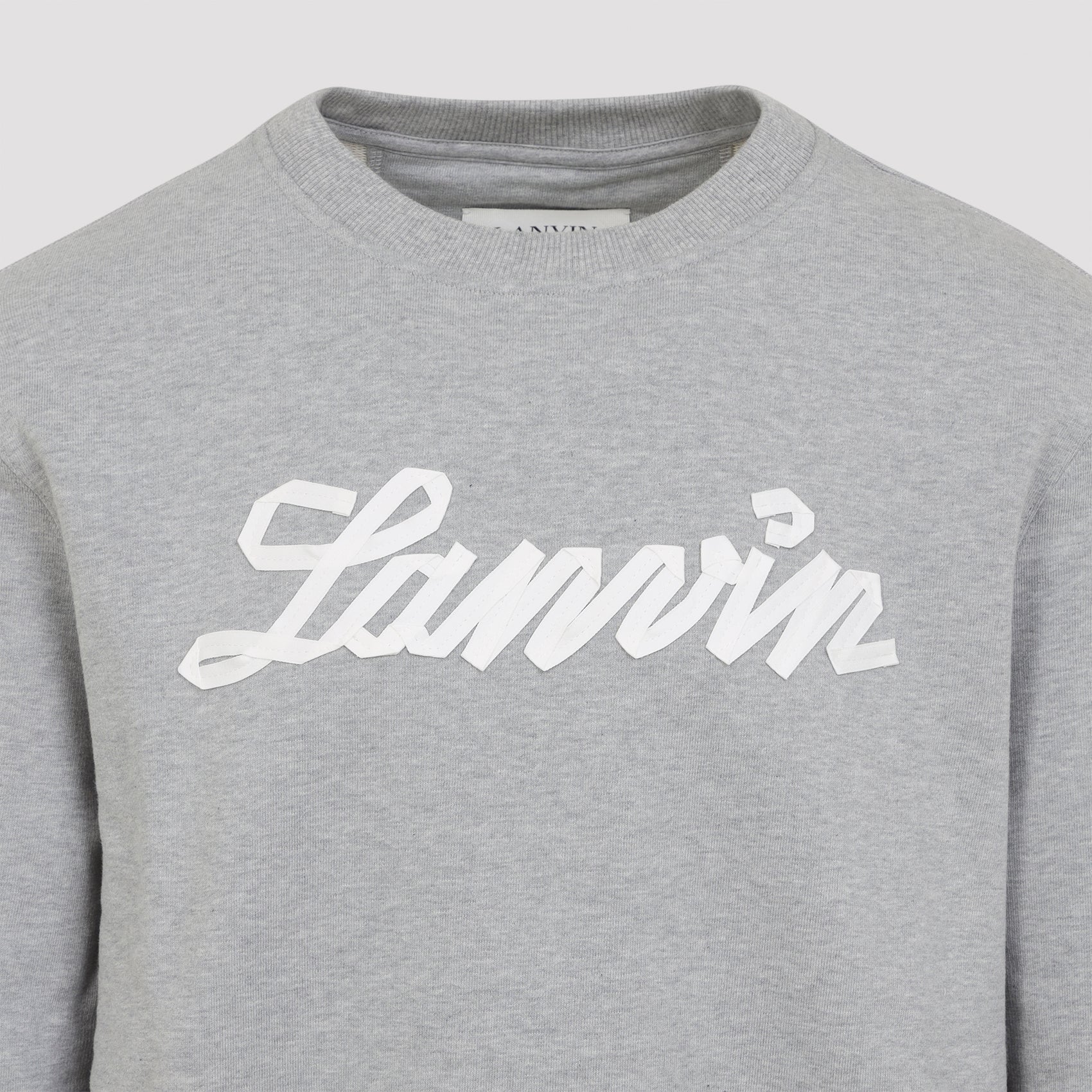 Lanvin Embroidered Logo Sweatshirt Cotton