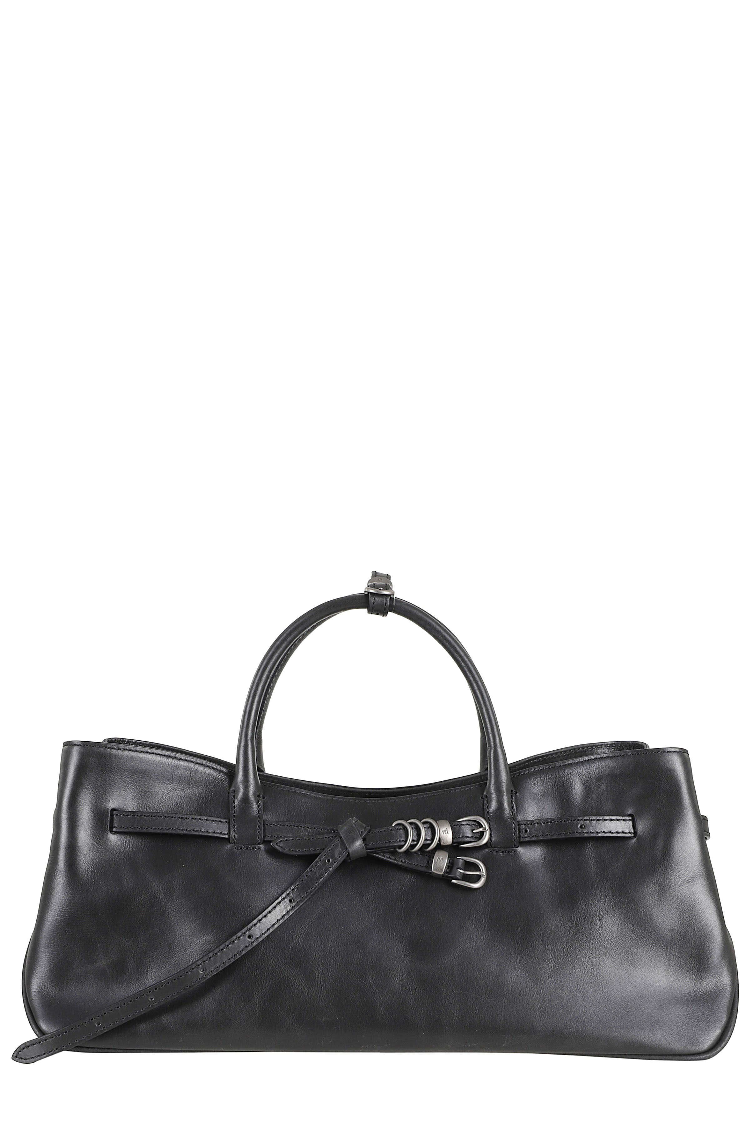 Grandma Used Bag Black Nabuk Fodera: Cotone Borsa