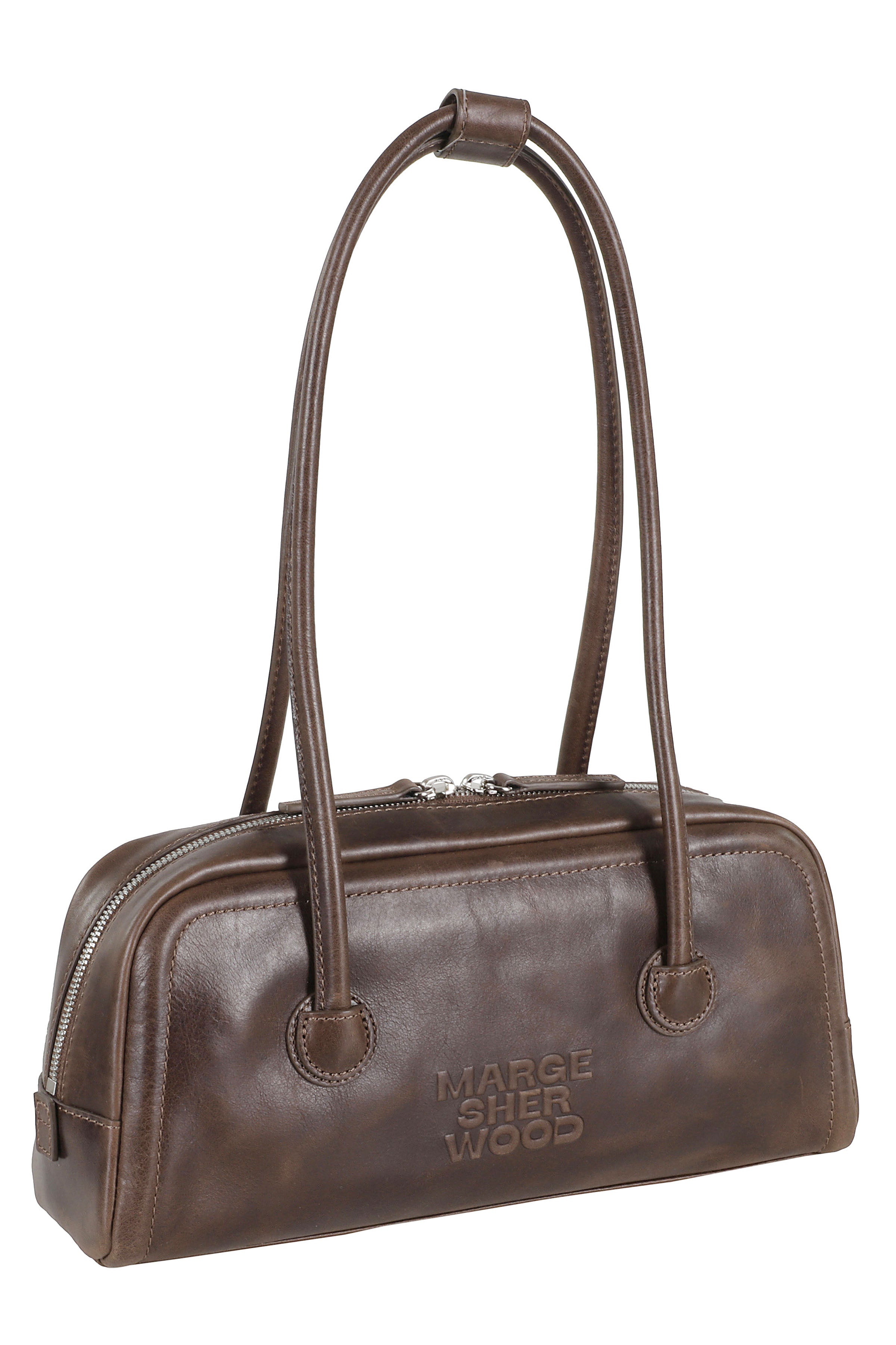 Soft Baguette Brown Pelle Bovina Borsa