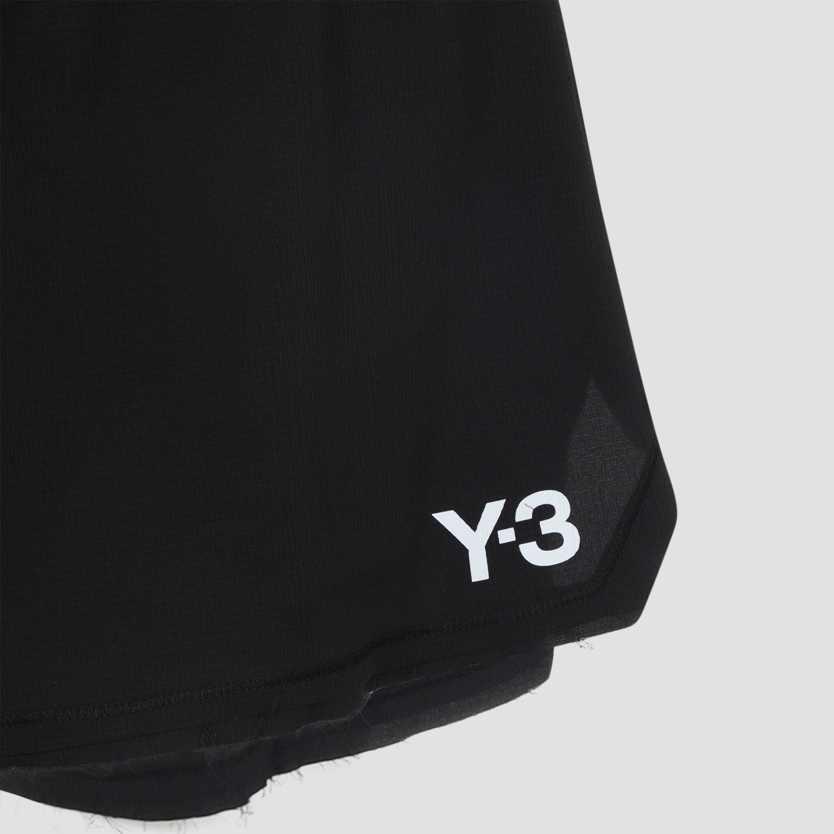 Run Shorts Black Polyamide Elastane Pant