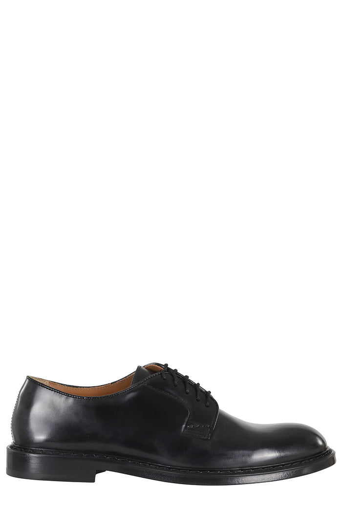 Derby Black Pelle; Suola: Cuoio Calzature