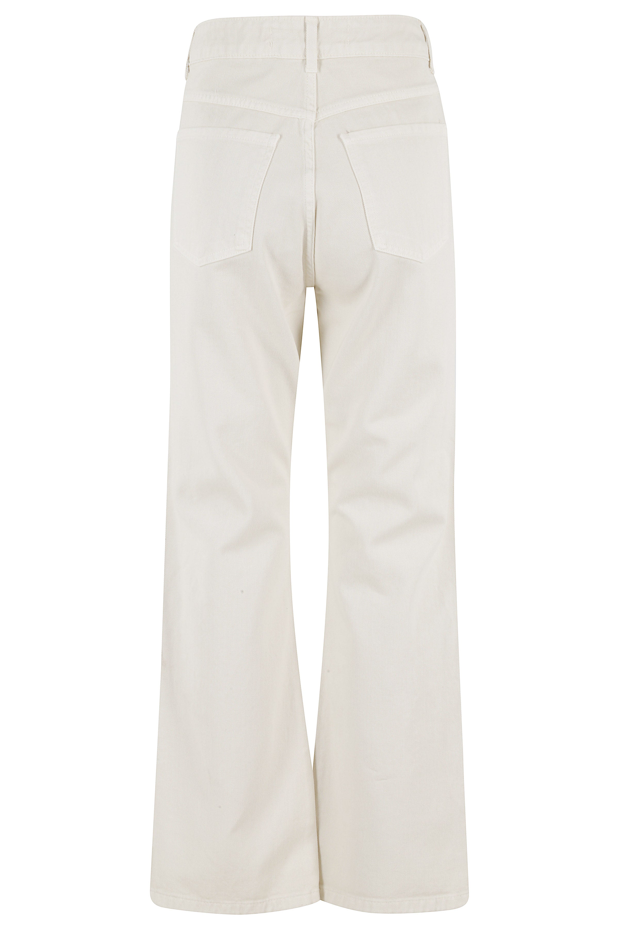 Jeans A Trombetta Nude & Neutrals Cotone Pantaloni