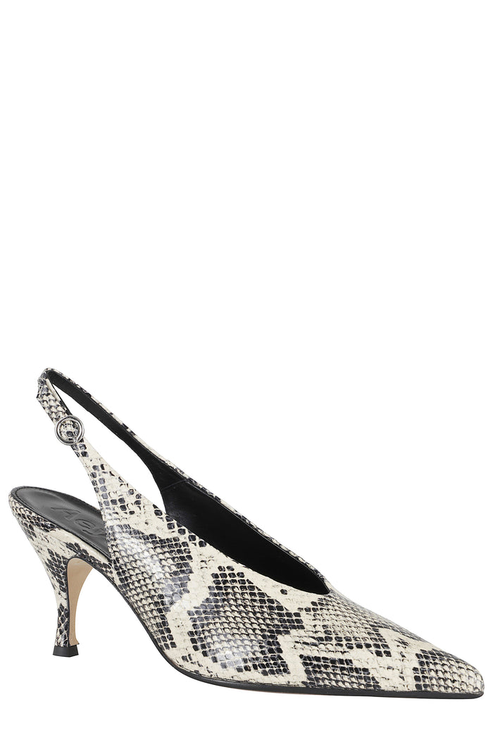 Carla Snake Print Calf Leather Nude & Neutrals Nappa Calzature