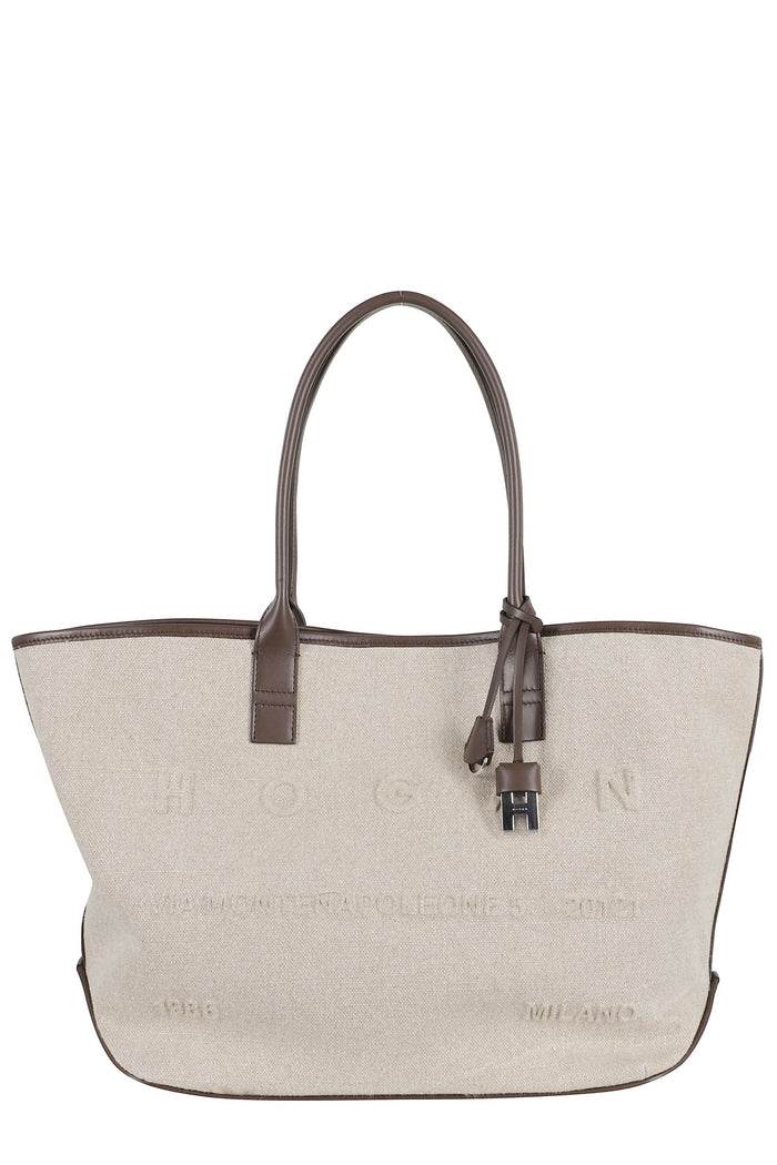 Address Shopping Media Nude & Neutrals Lino Inserti: Pelle Borsa
