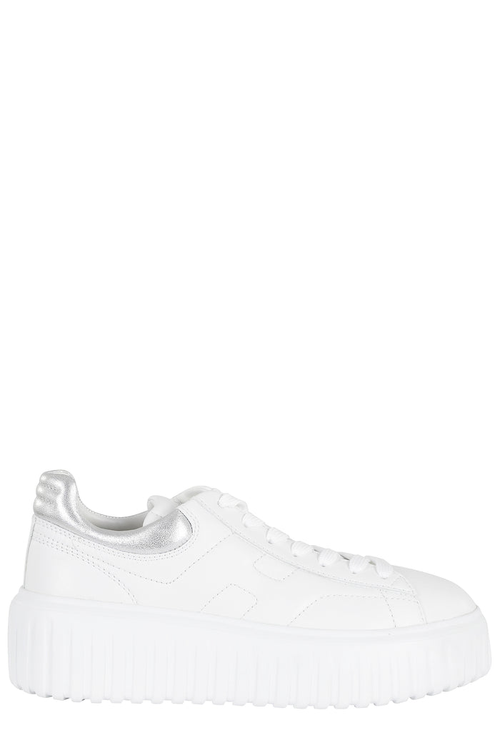 H Stripes Allacciato White Pelle; Suola: Gomma Calzature