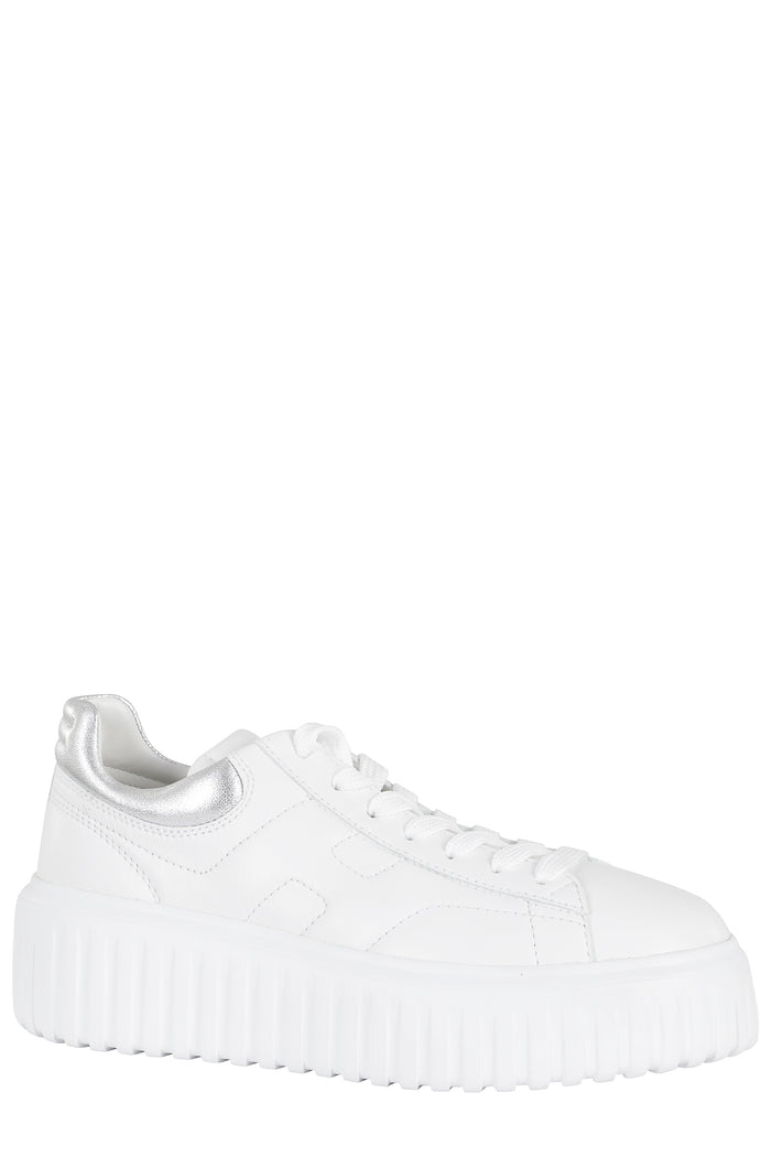 H Stripes Allacciato White Pelle; Suola: Gomma Calzature