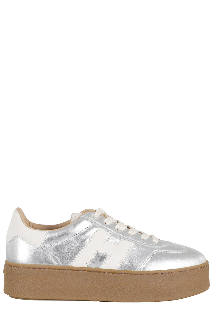 Allacciato H Metallic Pelle; Suola: Gomma Calzature